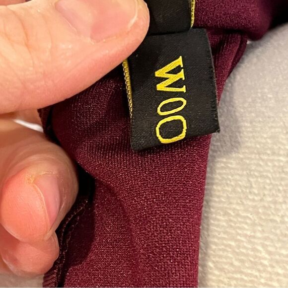 WOOSEA halter High Neck Split Bodycon Mermaid Evening Cocktail Long Dress - Picture 12 of 15